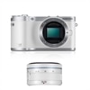 Samsung NX300 Digital - 20.3 MP Camera Bundle with NX 20-50mm Lens - White