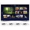 Samsung 60-inch LED Smart TV - UN60F8000 3D HDTV with 4 pairs of 3D Active Glasses