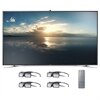 Samsung 65-inch LED Smart TV - UN65F9000 3D UHDTV with Pop-up Camera, Smart Touch Remote Control and 4 Pairs of 3D Active Glasses