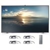 Samsung 55-inch LED Smart TV - UN55F9000 3D UHDTV with Pop-up Camera, Smart Touch Remote Control and 4 Pairs of 3D Active Glasses