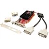 Radeon HD4550 PCIe 512MB DMS59 dual monitor SFF-Short + Tall brackets