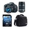 Canon EOS Rebel T3i 18 MP Digital SLR Camera bundle with EF-S 18-55 mm IS II Lens, EF-S 55-250 mm f/4-5.6 IS Lens, Case Logic Bag and Kingston 8 GB card