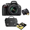 Nikon D5200 24.1 MP Digital SLR Camera with 18 - 55 mm Zoom Lens, Wu-1a Wireless Mobile Adapter and D-SLR Starter Pack