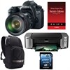 Canon EOS 6D 20.2 MP Digital SLR Camera bundle with EF 24-105mm IS lens, Pixma PRO-100 InkJet Printer, Semi-Gloss Paper, DSLR Sling and Kingston 16GB Memory Card