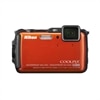 Nikon Coolpix AW120 Compact - 16.0 MP Digital Camera - Orange