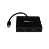 3-port StarTech.com Mini DisplayPort to DP Multi Monitor Splitter - 3-Port MST Hub - video splitter - 3 ports - desktop