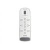 Belkin Advanced Surge Protector - Surge protector - output connectors: 12 - white