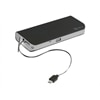 ReTrak Premier 10000 mAh Power Bank with Built-In Retractable Micro USB Cable