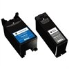 1 x Color / 1 x Black Single Use Standard Yield Cartridge (Series 21) Bundle for Dell V313w Wireless All-In-One Printer