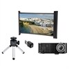 Dell Mobile Projector - M115HD with 27-inch Pico Video Spectra 1.5 Projection Screen and Wireless Dongle with Mini Tripod
