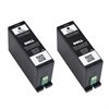 2-Pack Ink Bundle: 2 x Single Use Standard Capacity Black Ink Cartridge (Series 31) for Dell V525w/ V725w All-in-One Wireless Inkjet Printer