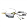 2-PORT KVM USB + AUDIO                                          NS