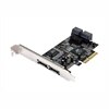 StarTech.com 2 Port eSATA + 4 Port SATA PCI Express x4 SATA Controller Adapter Card - Storage controller - 4 Channel - SATA-300 / eSATA-300 - 300 MBps - PCI Express x4