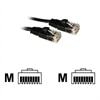 C2G Enhanced Cat5E 350MHz Snagless Patch Cable - Cable de interconexión - RJ-45 (M) - RJ-45 (M) - 50 cm - CAT 5e - moldeado, trenzado, sin enganche, forrado - negro