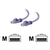 C2G Cat6 550MHz Snagless Patch Cable - Cable de interconexión - RJ-45 (M) - RJ-45 (M) - 10 m - CAT 6 - moldeado, trenzado, sin enganche, forrado - púrpura