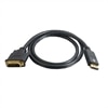C2G DisplayPort 1.1 to DVI-D Cable - Cable DisplayPort - enlace doble - DisplayPort (M) - DVI-D (M) - 1 m (3.28 ft) ( DisplayPort 1.1 ) - moldeado, tornillos de mariposa - negro