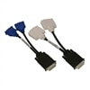 Câbles Y DVI et VGA pour cartes graphiques nVidia GeForce FX5200