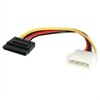 StarTech.com LP4 to SATA Power Cable Adapter - câble d'alimentation - 0.2 m