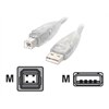 Startech.Com 10ft Transparent Usb 2.0 Rated Null Cbl Usb A B