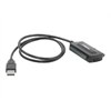 C2G USB 2.0 to IDE or Serial ATA Drive Adapter - Contrôleur de stockage - IDE / eSATA - 480 Mo/s - USB 2.0 - noir