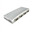 4-port StarTech.com 4 Port USB to RS232 Serial DB9 Adapter Hub - Adaptateur série - USB - RS-232 - 4 ports