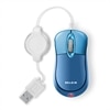 Belkin Retractable Mouse - Souris - optique - filaire - USB - bleu techno