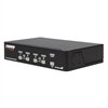 StarTech.com 4 Port DVI USB KVM Switch with Audio and USB 2.0 Hub