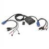 IOGEAR GCS72U - Commutateur écran-clavier-souris/audio - USB - 2 x KVM / audio - 1 utilisateur local - Ordinateur de bureau