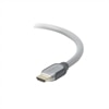 Belkin Pure AV Silver Series - câble vidéo/audio - 2.4 m