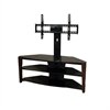 Tech-Craft FLEX52W - Pied pour Écran LCD ( angle ) - bois - noyer - Taille d'écran : jusqu'à 52-pouce - au sol