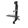Ergotron WorkFit-S Single LD Sit-Stand Workstation - pied
