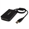 StarTech.com USB to VGA External Video Card Multi Monitor Adapter 1920x1200 adaptateur vidéo externe - 32 Mo - gris