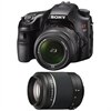 Sony Alpha DSLR SLTA57K 16.1 MP Bundle avec téléobjectif 18-55mm et 55-200mm