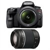 Sony Alpha SLT-A37 16,1 MP DSLR Bundle avec objectifs 18-55mm et 55-200mm