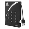 Apricorn Aegis Padlock A25-1000-3PL256 - Disque dur - 1 To - externe (portable) - 2.5 pouces - USB 3.0