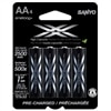 Panasonic Sanyo haute capacité pré-chargé paquet AA (4 X AA)