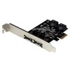 StarTech.com 2 Port PCIe / PCI Express SATA III 6Gbps eSATA Controller Card - contrôleur de stockage - SATA 6Gb/s / e...