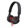 Sony casque ZX ZX600R série, casques d'écoute stéréo (oreille Cup) - Rouge
