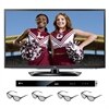 LG 55-pouces LED TV - 55LM5850 1080p 120Hz 3D  TV LED - 3D avec BP420 SMART regarderR BD avec 4 - Lunettes 3D