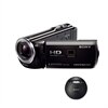 Sony Handycam HDR-PJ380V 8.9MP Caméscope Full HD Bundle avec projecteur intégré et SRSBTV5B Wireless Portable Speaker