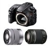 Sony alpha SLTA65V 24.3 MP DSLR Bundle avec téléobjectif 18-55mm et 55-200mm