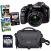 Sony A3000 20.1MP Appareil photo à objectif interchangeable Bundle avec objectif 18-55mm Zoom, Sony étui, une carte de 16 Go Class 10 SD et Créativité photo Suite