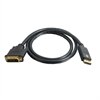 C2G DisplayPort 1.1 to DVI-D Cable - Câble DisplayPort - liaison double - DisplayPort (M) - DVI-D (M) - 1 m (3.28 ft) ( DisplayPort 1.1 ) - Moulé, vis à oreilles - noir