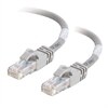 C2G Cat6 550MHz Snagless Patch Cable - Cordon de raccordement - RJ-45 (M) - RJ-45 (M) - 30 m (98.42 ft) - CAT 6 - Moulé, Toronné, Sans crochet, blindé - gris