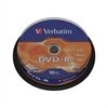 Verbatim - 10 x DVD-R - 4.7 Go 16x - argent mat - spindle