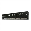 StarTech.com 8 Port 1U RackMount USB PS/2 KVM Switch with OSD - Commutateur KVM - USB - 8 x KVM port(s) - 1 utilisateur local - Ordinateur de bureau