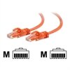 C2G Cat6 550MHz Snagless Patch Cable - Cordon de raccordement - RJ-45 (M) - RJ-45 (M) - 2 m - CAT 6 - Moulé, Toronné, Sans crochet, blindé - orange