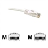 C2G Cat6 550MHz Snagless Patch Cable - Cordon de raccordement - RJ-45 (M) - RJ-45 (M) - 5 m - CAT 6 - Moulé, Toronné, Sans crochet, blindé - blanc
