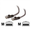 C2G Enhanced Cat5E 350MHz Snagless Patch Cable - Cordon de raccordement - RJ-45 (M) - RJ-45 (M) - 50 cm - CAT 5e - Moulé, Toronné, Sans crochet, blindé - brun