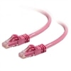 C2G Cat6 550MHz Snagless Patch Cable - Cordon de raccordement - RJ-45 (M) - RJ-45 (M) - 1 m - CAT 6 - Moulé, Toronné, Sans crochet, blindé - rose
